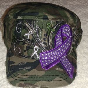 Breast Cancer Camo hat